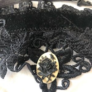 Victorian goth cameo choker.